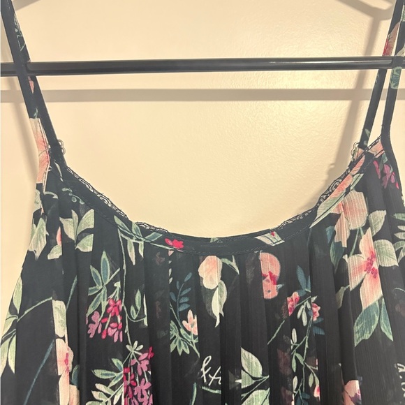 Abercrombie Kids Chiffon Floral Summer Tank Top Sleeveless Blouse Girls Sz 11/12 - Picture 2 of 10